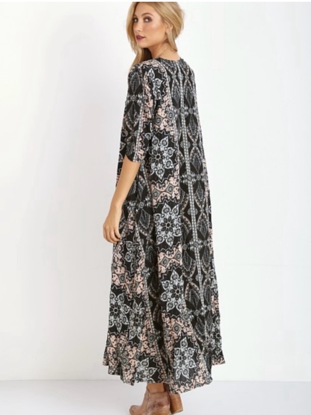 Cleobella Long Duster Cover Up - The Zane Kimono Size XS